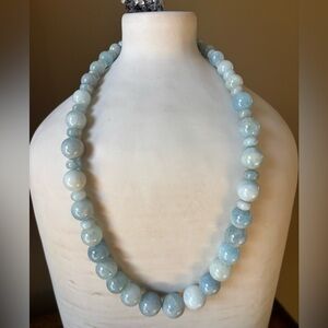 Jay King Mine Finds Aquamarine Beaded Necklace (P)